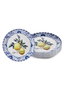 Hermia Juego de Platos de Servicio ODL0003 Amarillo, 6 Piezas